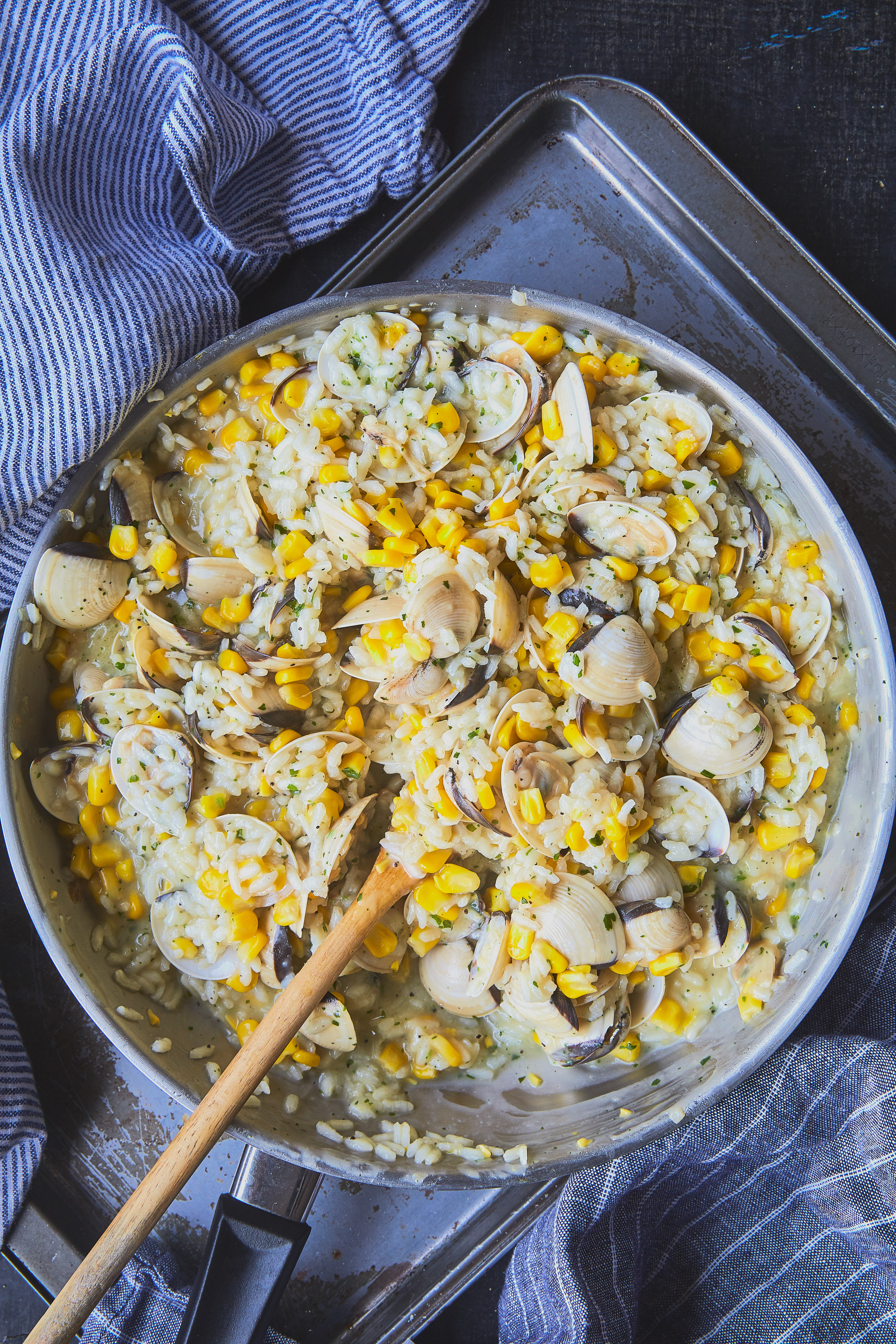 Clam & Corn Risotto AΦRODITE's KITCHEN A Cyprus Food Blog